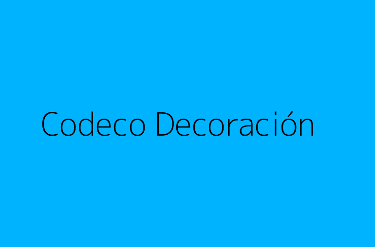 Codeco Decoración
